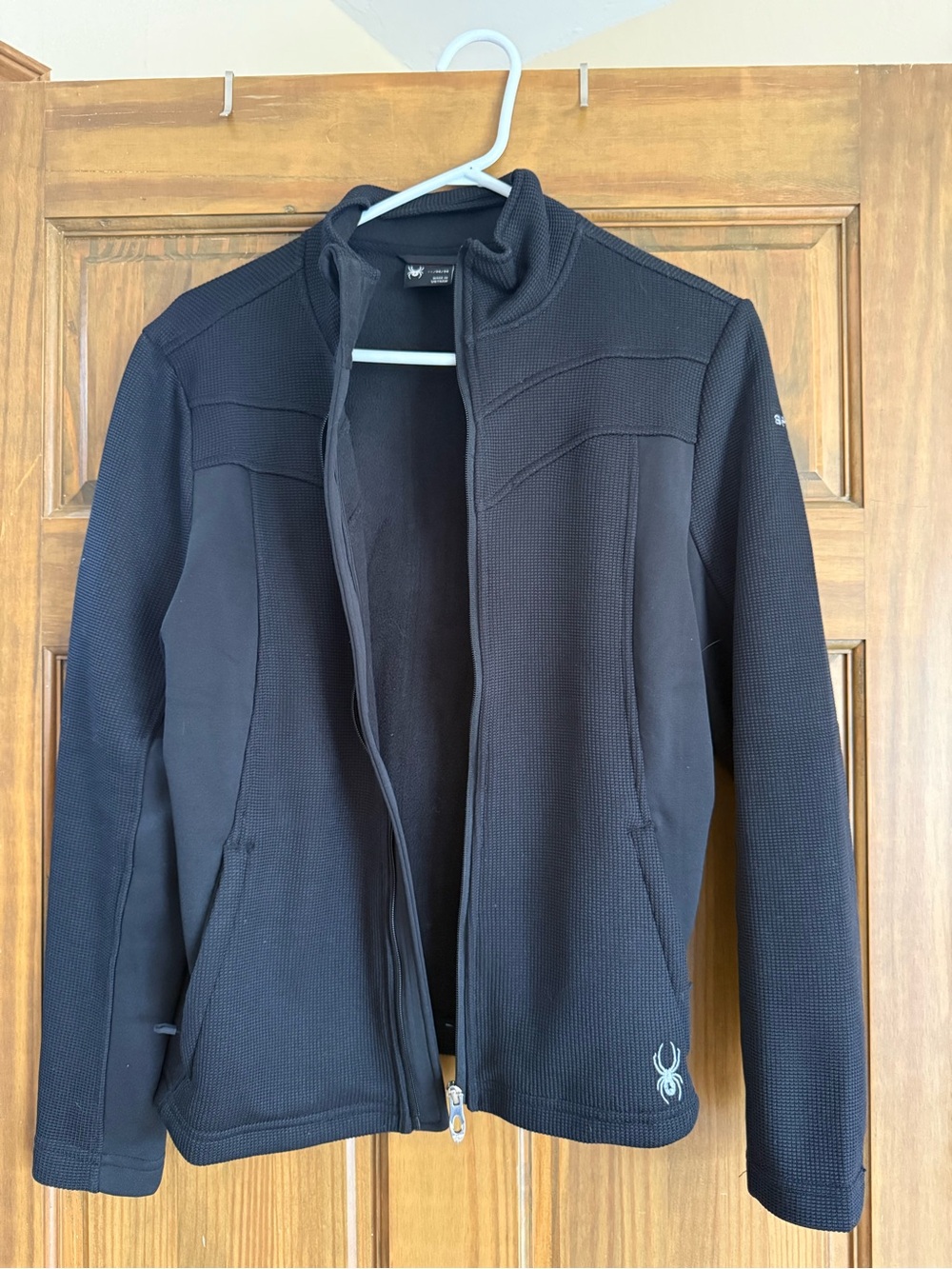 Spyder Women's Black Lightweight Full-Zip Jacket